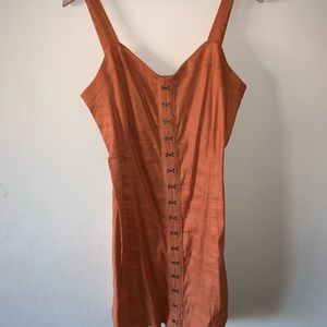 Burnt orange dress